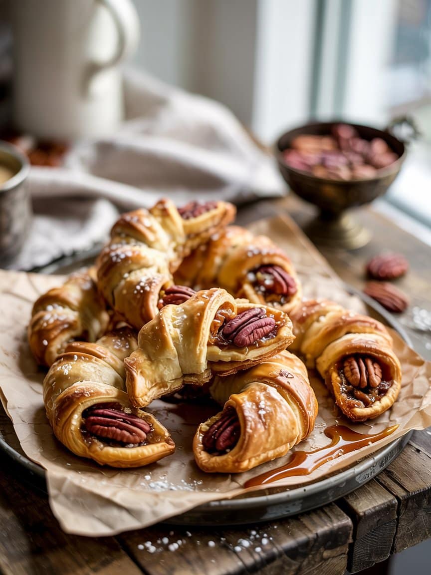 Pecan Pie Crescents Recipe