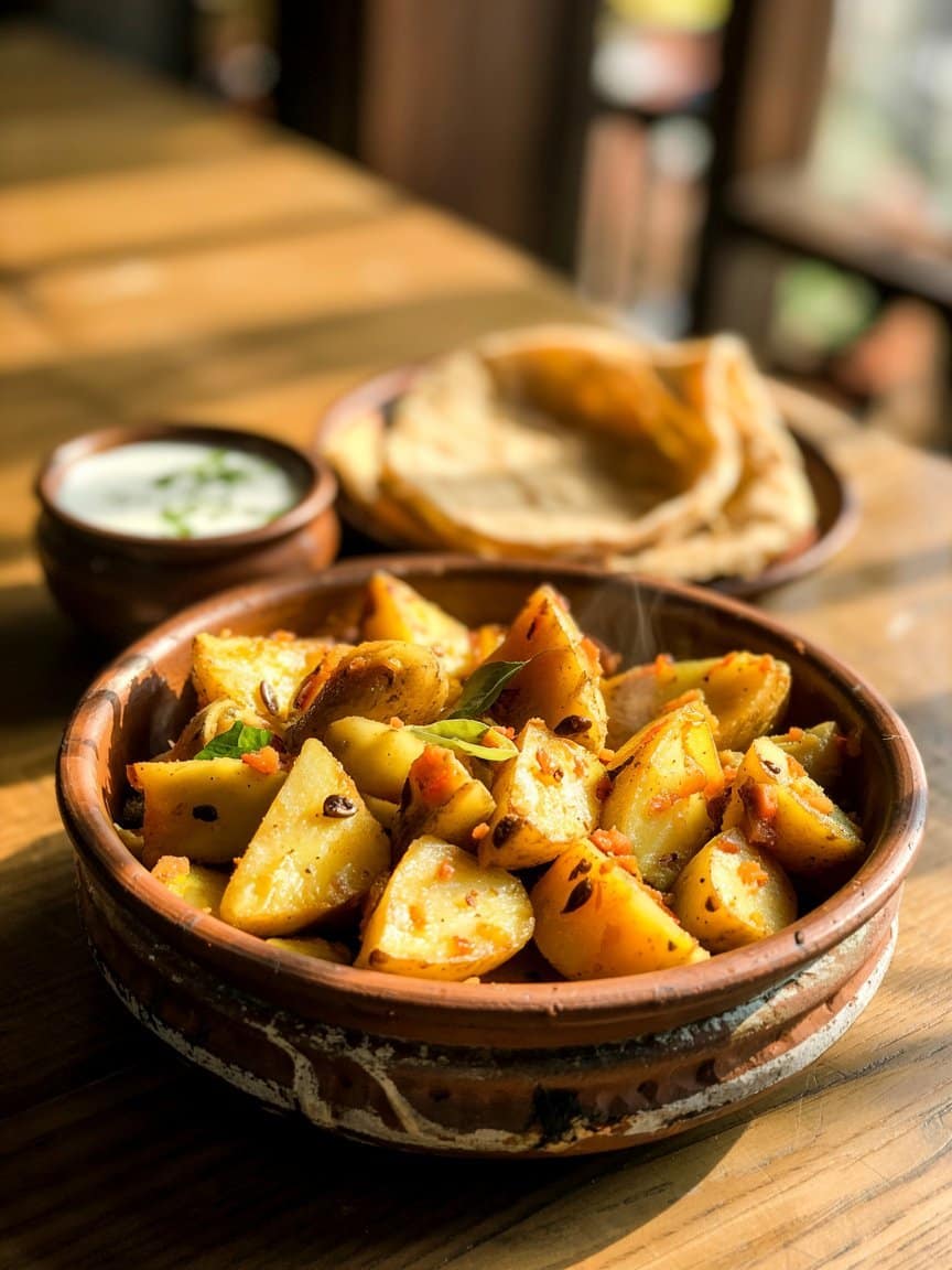 Sookhe Masala Aloo Recipe