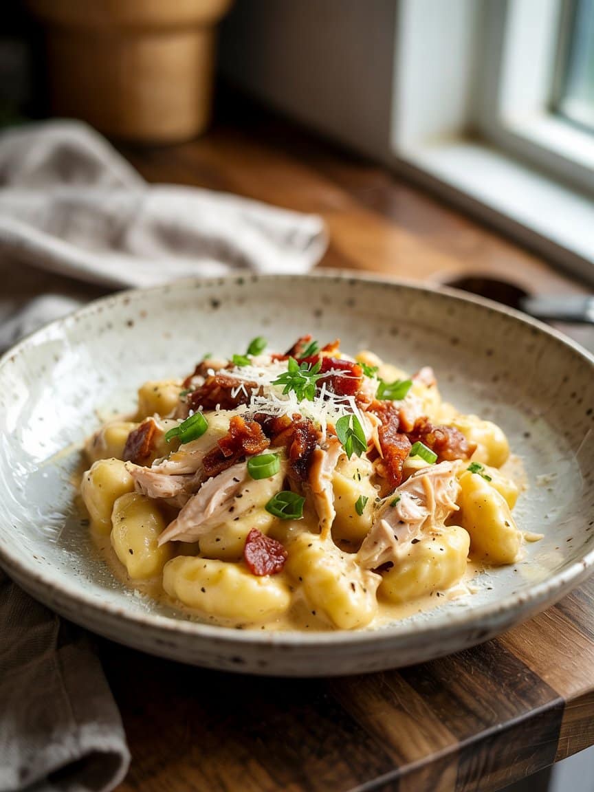 Creamy Crack Chicken Gnocchi Recipe