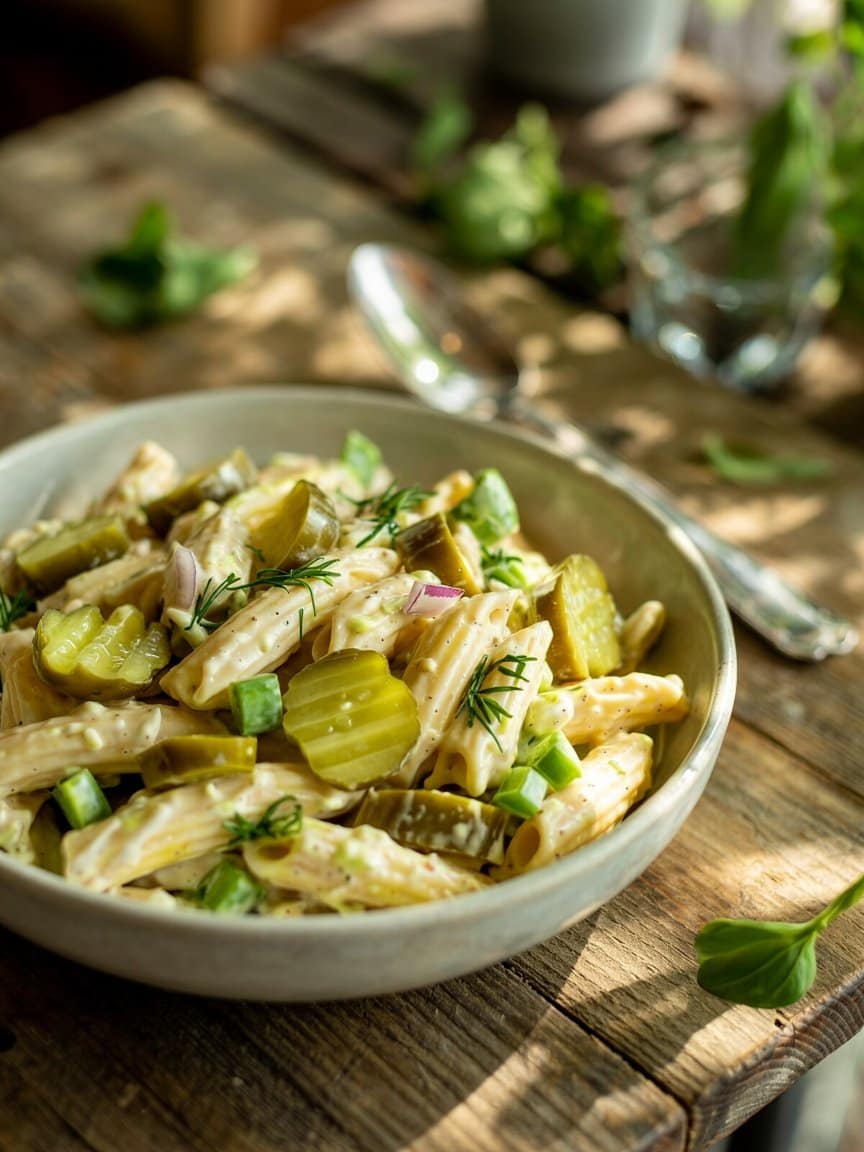 Dill Pickle Pasta Salad Recipe