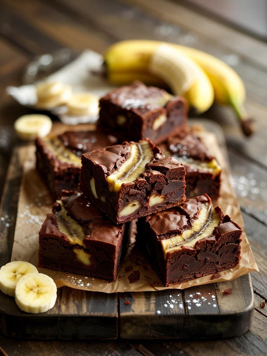 Banana Bread Brownies Recipe