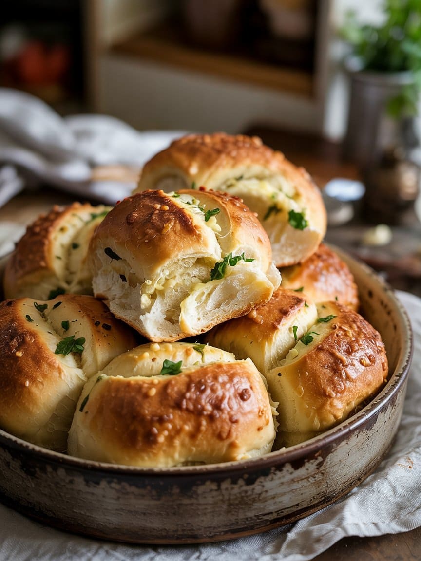 Garlic Butter Bread Rolls Recipe
