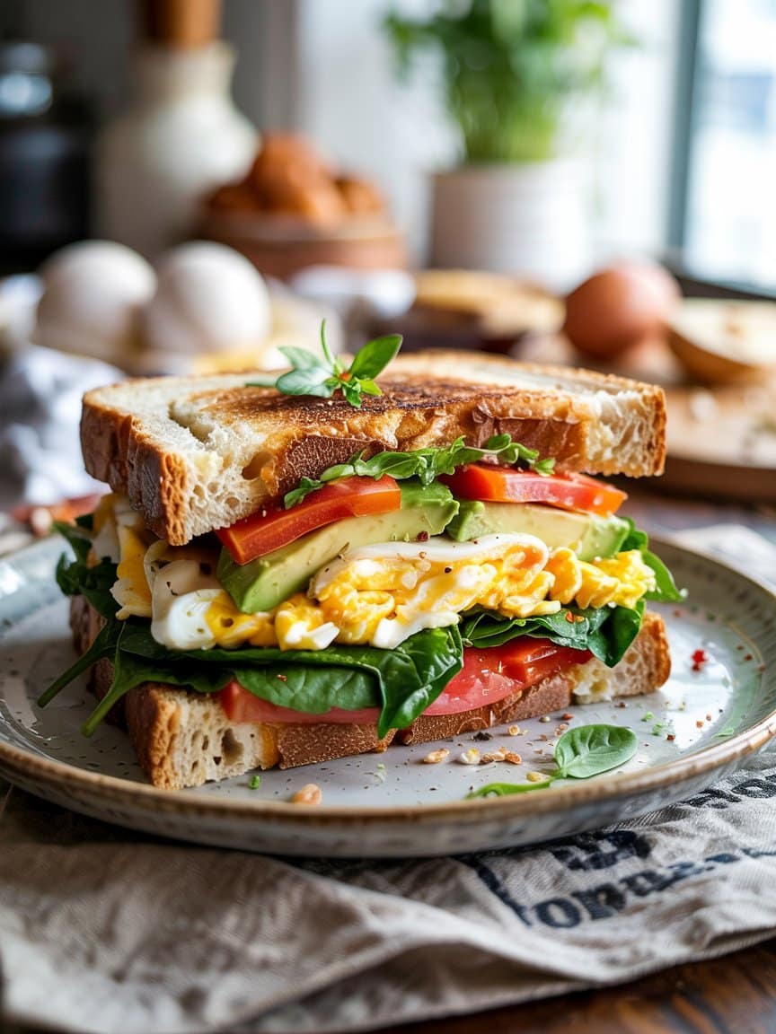 Healthy egg sandwich Recipe