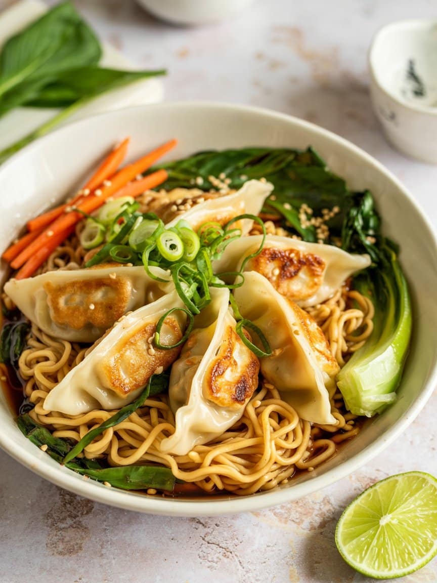 Potsticker Noodle Bowls Recipe