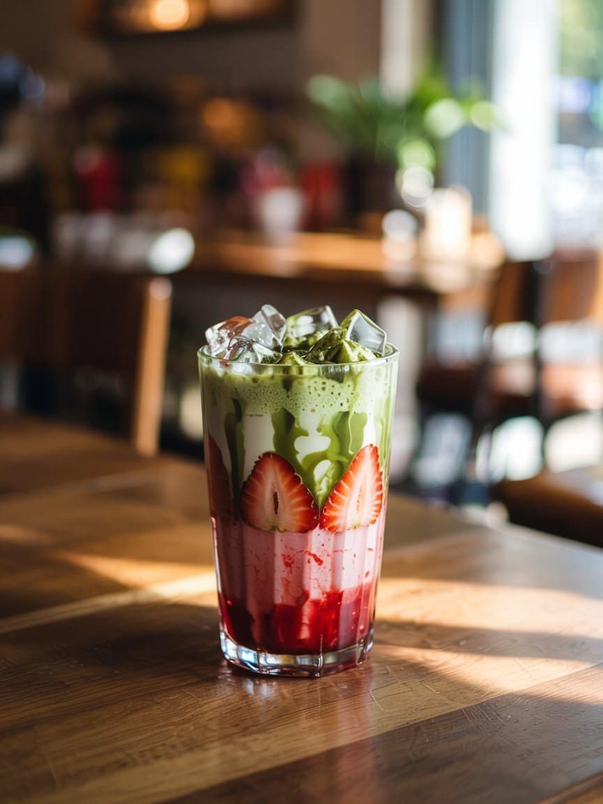 Strawberry Matcha Latte Recipe
