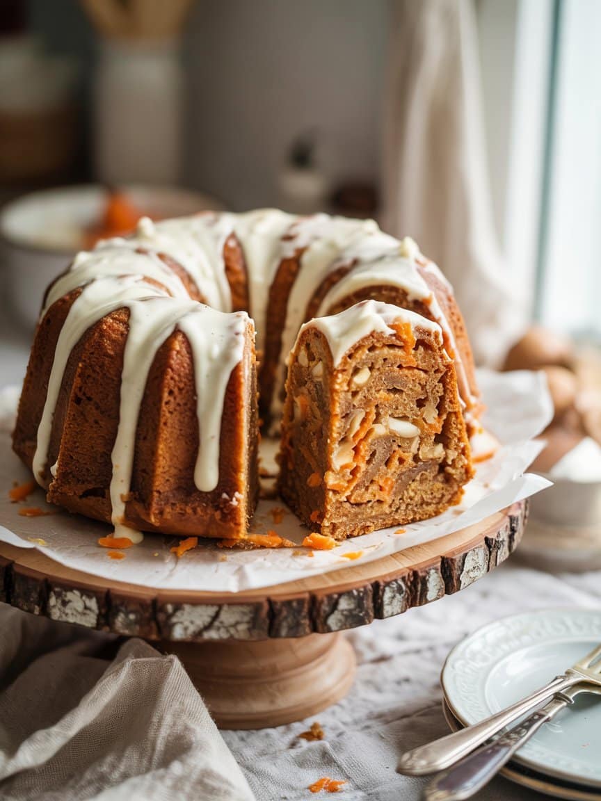 Carrot Bunt Cake Recipe