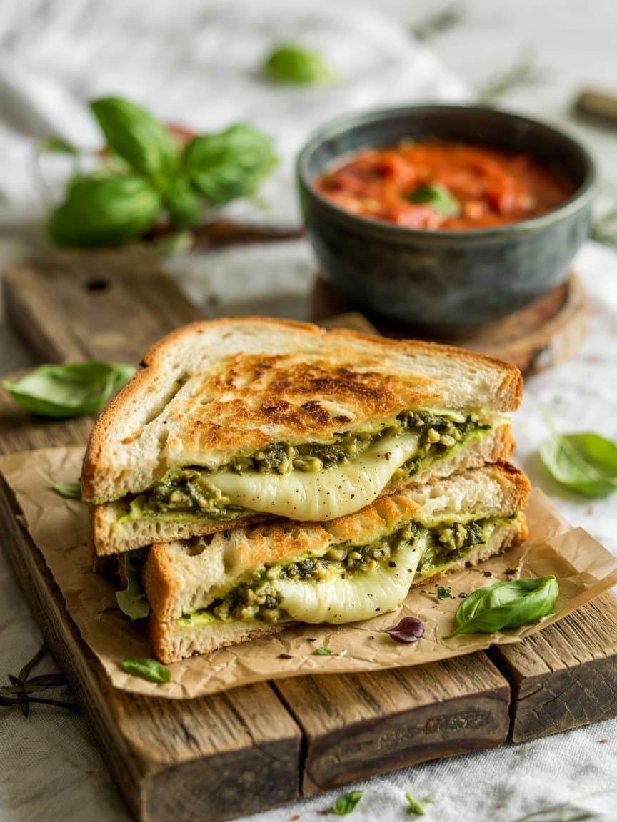 Best Pesto Grilled Cheese Recipe