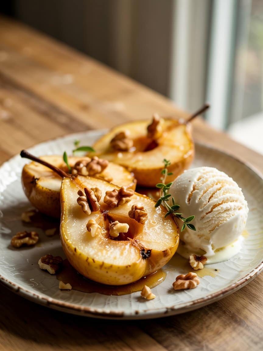 Honey Roasted Pears Recipe