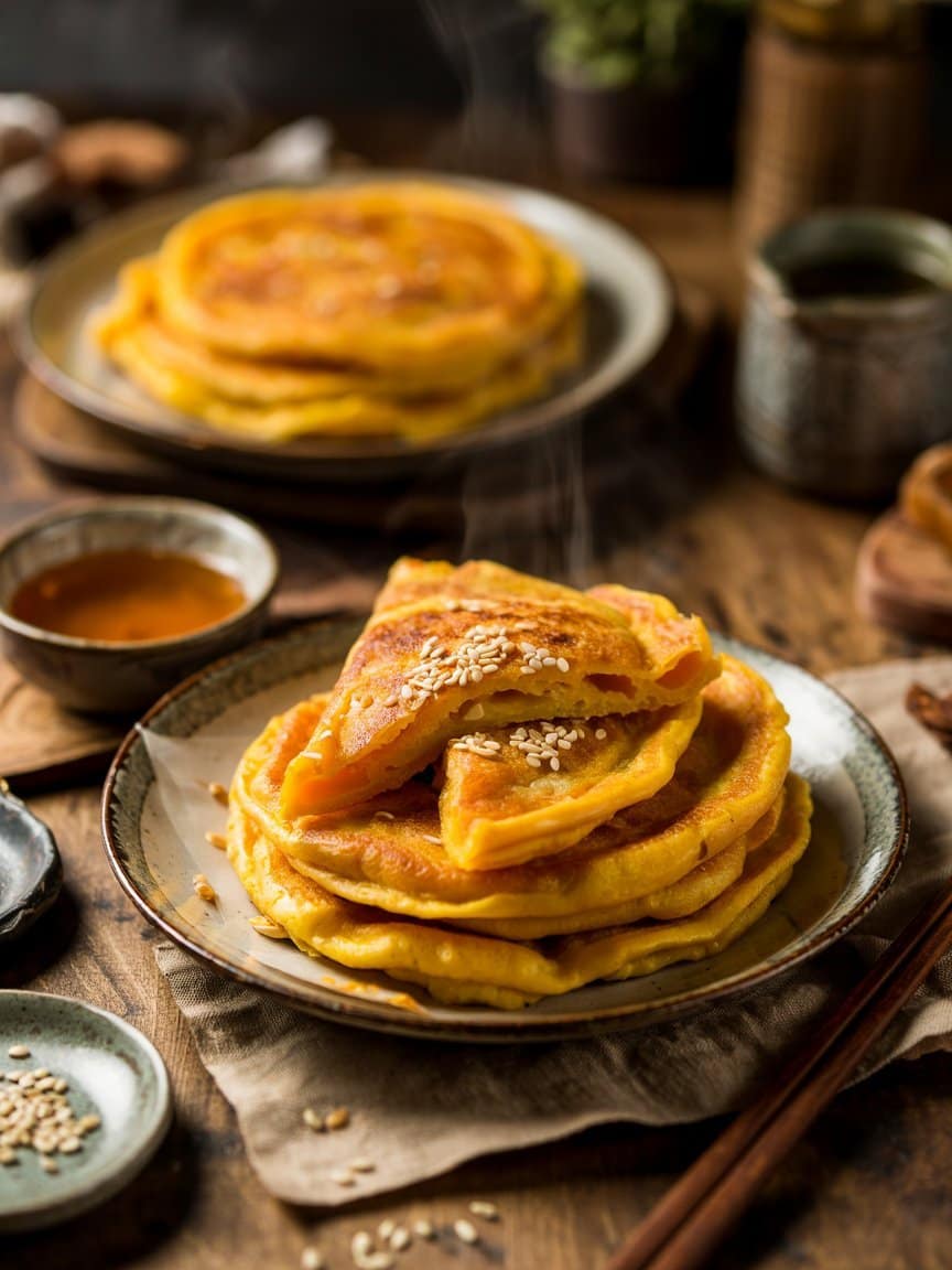 Chinese Pumpkin Pancakes Recipe
