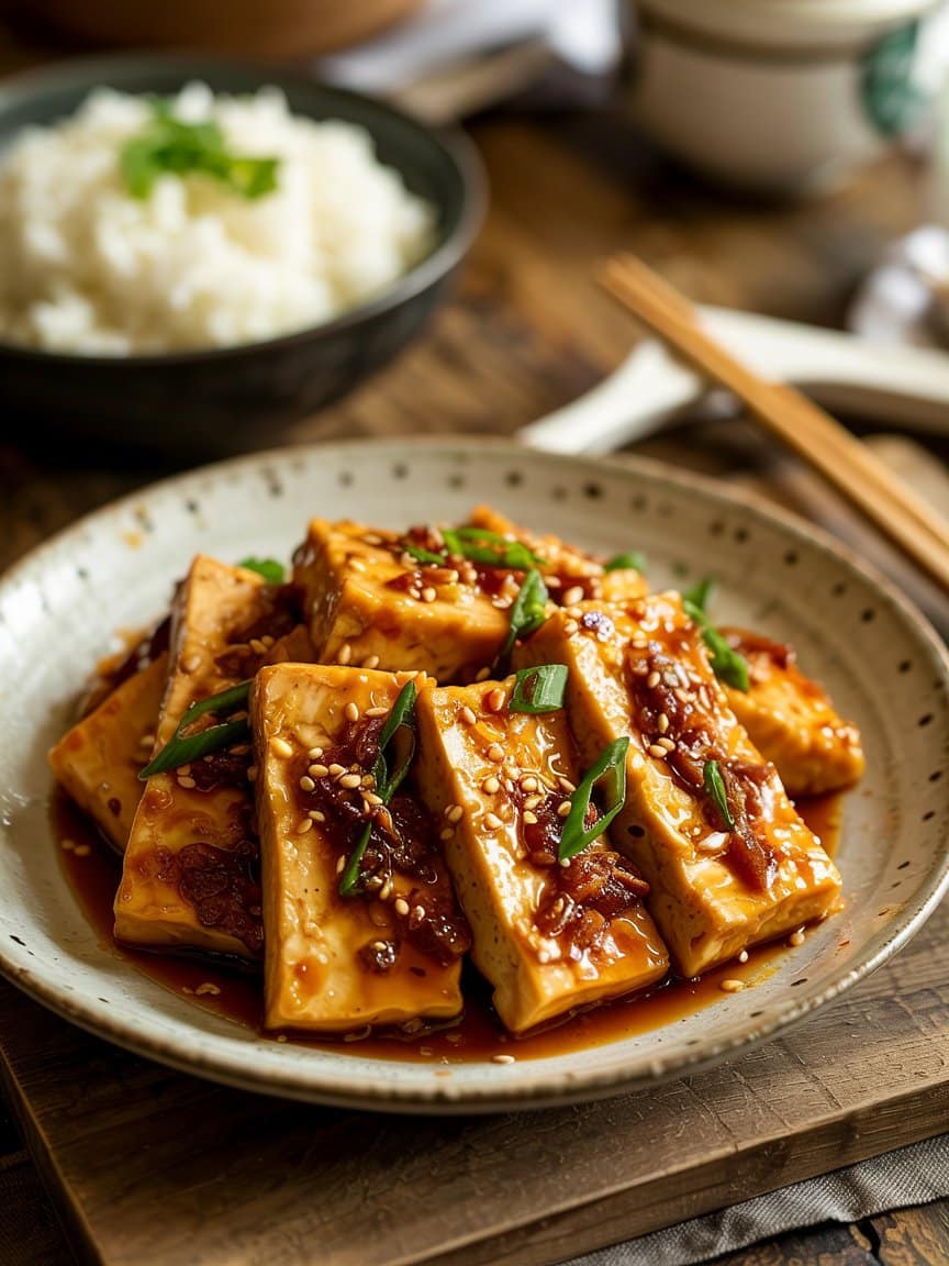 Korean Braised Tofu Recipe