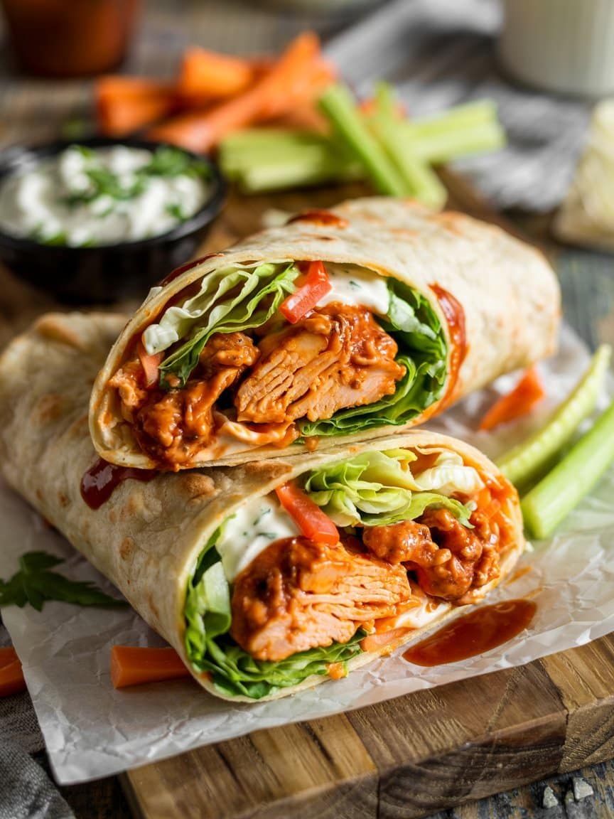 Buffalo Chicken Wrap Recipe