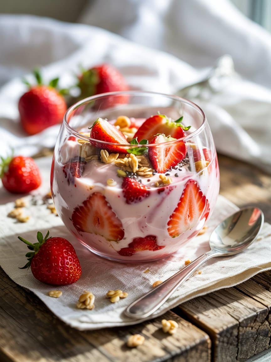 Strawberry Yoghurt Snack Recipe