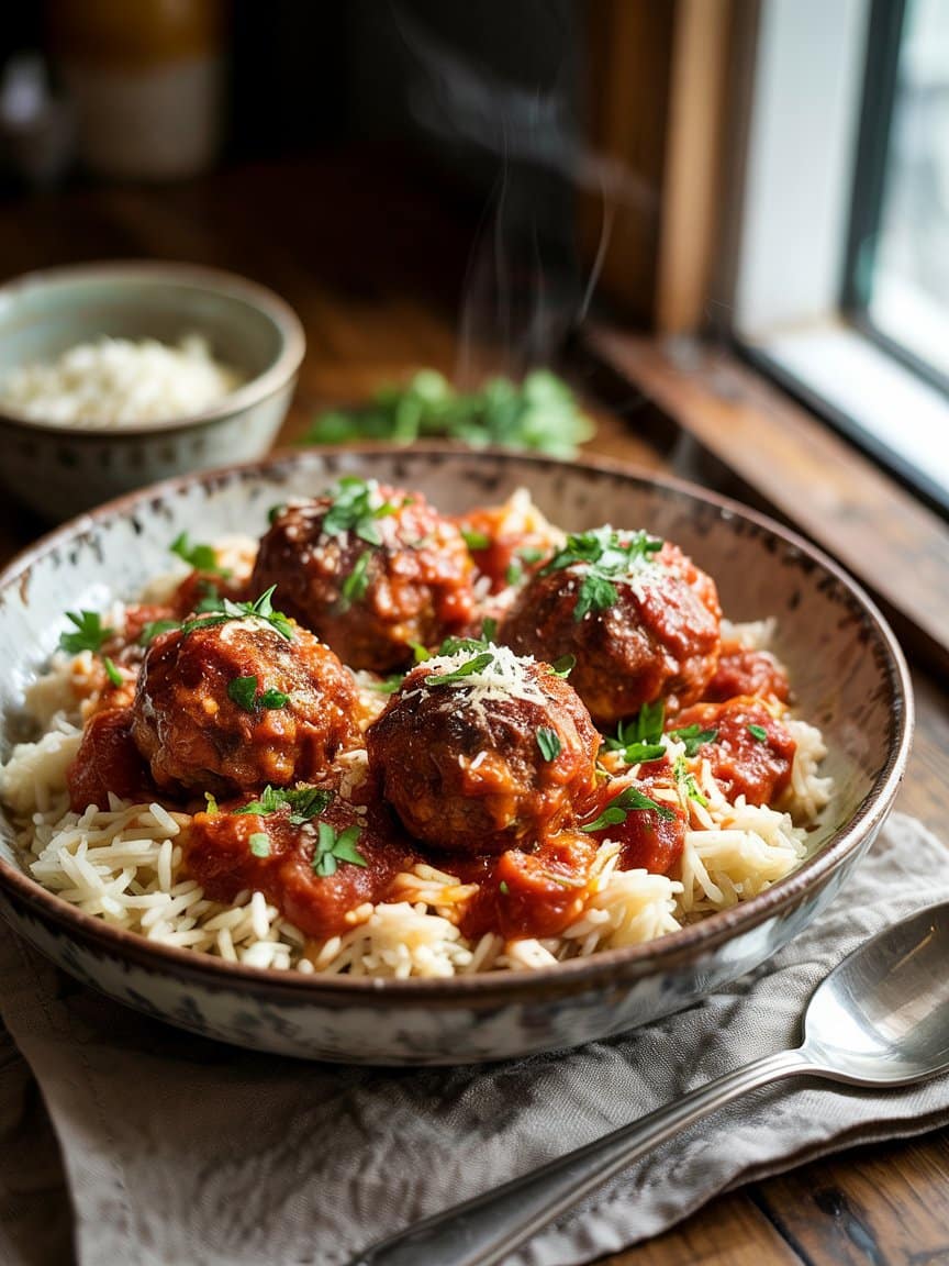 Meatballs and Rice Recipe