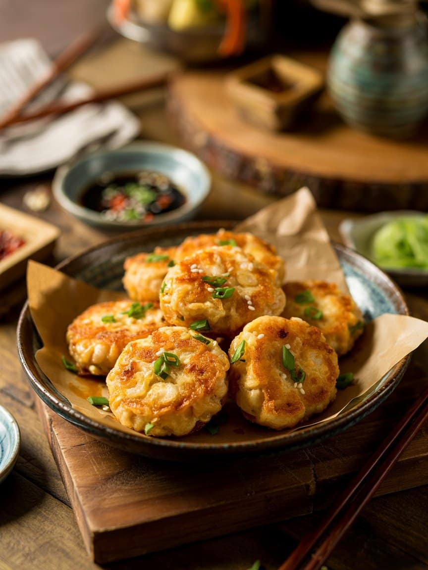 Easy Crispy Chinese Shrimp Cakes Recipe