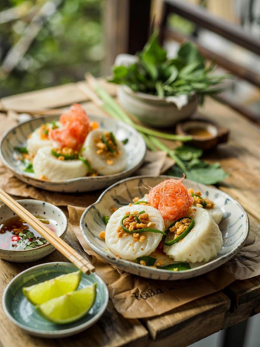 Vietnamese Steamed Rice Cakes Recipe