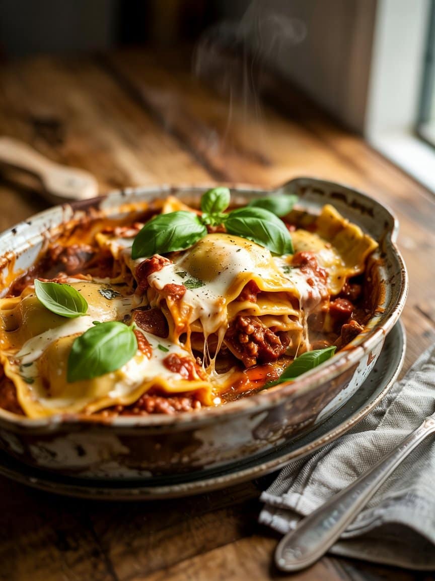 Crockpot Ravioli Lasagna Recipe